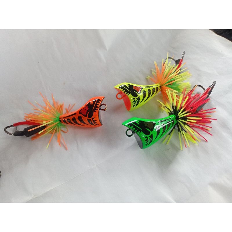 jaws frog 3,7cm bahan mentahan sudah  halus