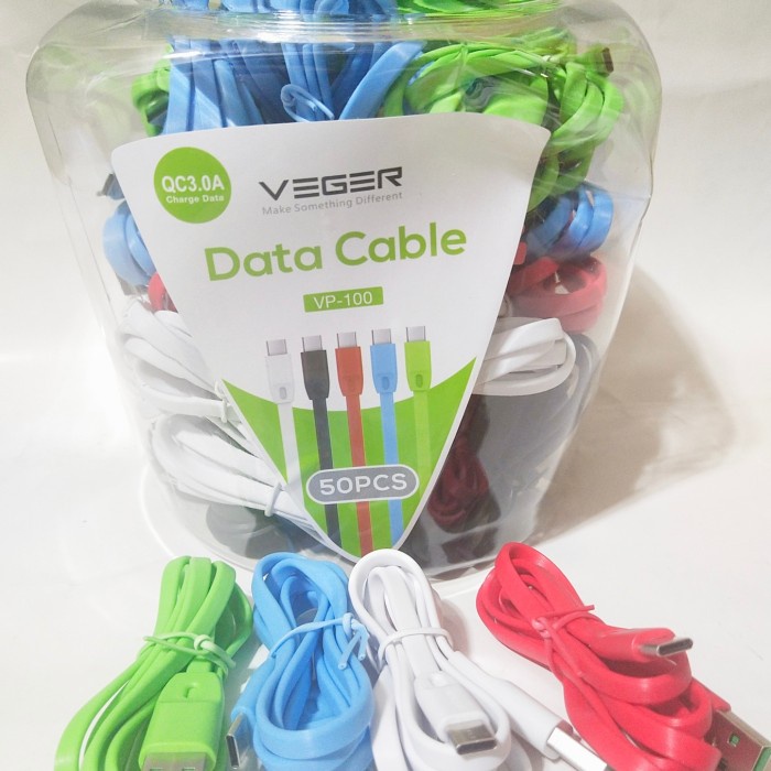 Kabel data tipe c VEGER VP 100 TIPE C