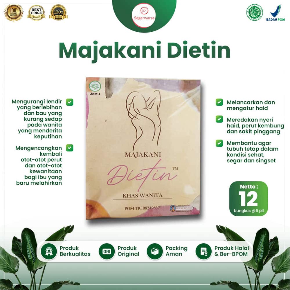 Pil Manjakani Dietin- Obat Herbal Mengobati Keputihan