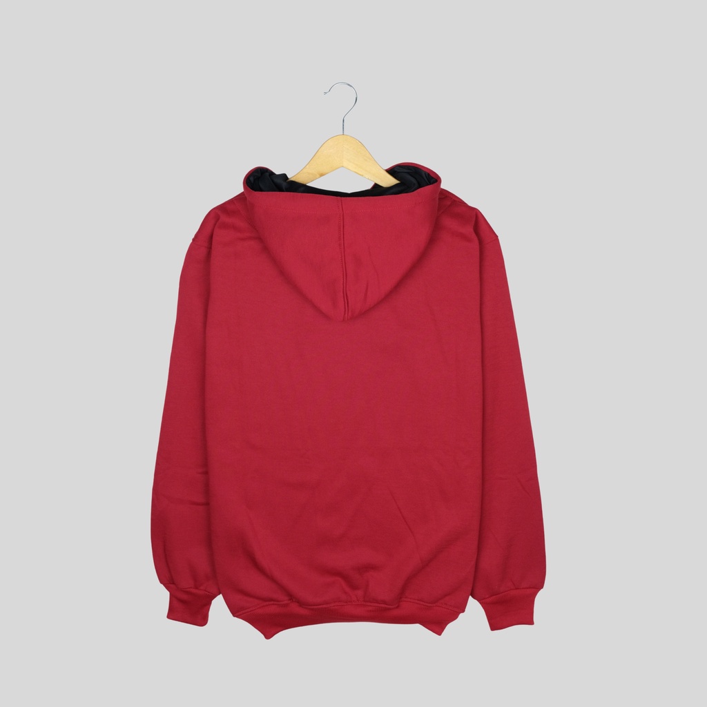 Sweater Cowok Aesthetic Hoodie Pria Polos Maroon Oblong Jumper Suiter Unisex Couple Switer Laki Laki Marun