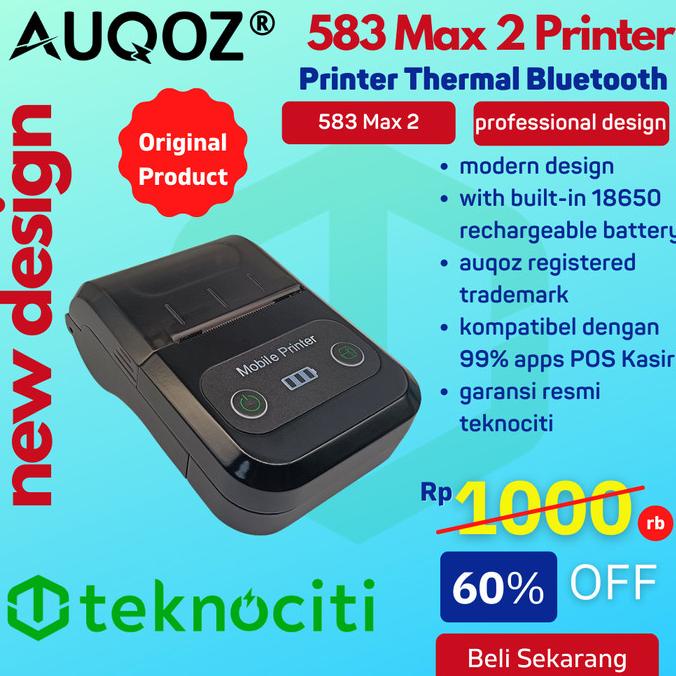 AUQOZ 583 Neo Bluetooth Thermal Printer Termal POS PPOB