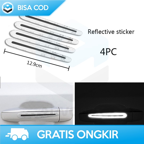 STIKER GAGANG PINTU MOBIL PELINDUNG DARI GORESAN REFLECTIVE STICKER