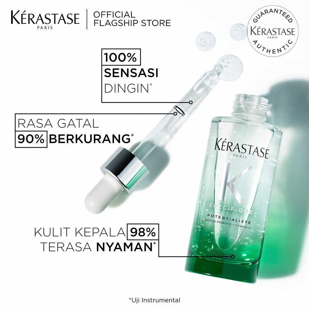 Kerastase Sensitive Scalp Care Duo Mini - Bain Vital Dermocalm 250ml &amp; Potentialiste Scalp Balancing Serum 30ml