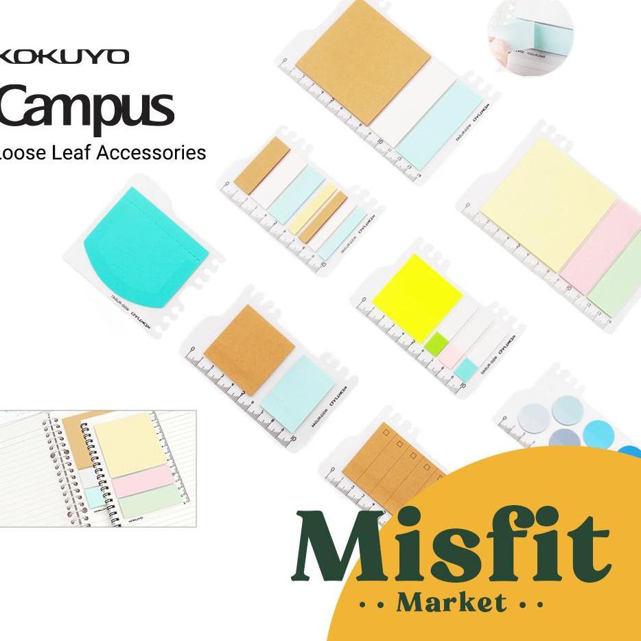 

[ART. 206210] KOKUYO Sticky Note Memo Pad Loose Leaf Accessories