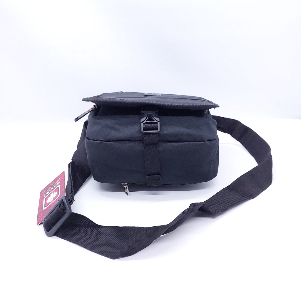 Tas Selempang Polo Kotak Jas Hujan MURAH ORIGINAL BARU / Tas Bahu One &amp; I Hitam Lis Biru Kotak Murah Compact / Tas Tali Satu Kotak Polo One &amp; i Kuat Ringan Murah + Jas Hujan / Tas BAHU Kotak KANVAS MURAH / Tas Selempang Import Polo Murah / TAS JALAN POLO