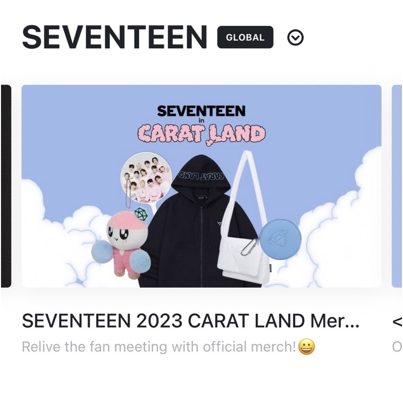 [READY STOCK] CARATLAND MERCH 2023