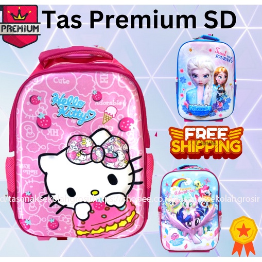 COD ~ PREMIUM SD Tas Ransel Sekolah SD FROZEN Transformer Optimus Prime Bumblebee TOBOT IRON MAN Hard Cover KILAP TK SD EMBOS