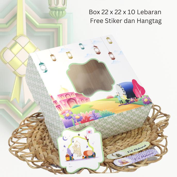 

Box Lebaran Dus Cantik / Kotak Boks Cake Lapis Legit Idul Fitri Nastar