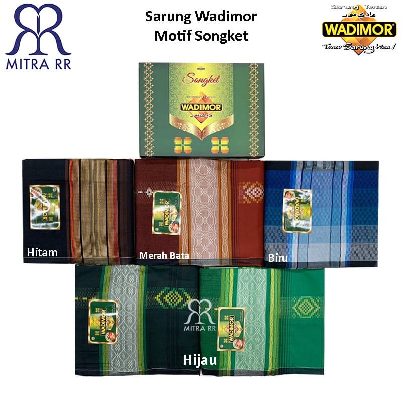 Sarung Tenun Wadimor motif Songket Grosir / Ecer
