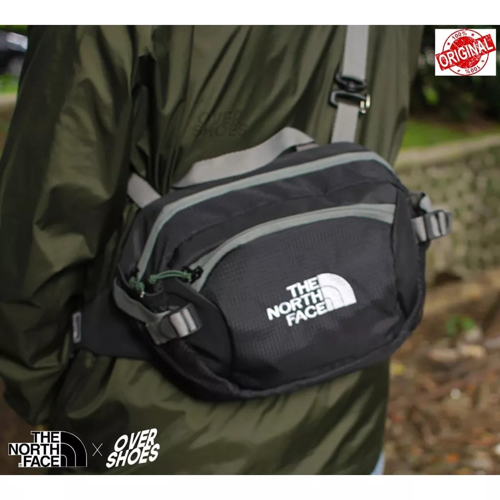 TAS SELEMPAG PINGGANG TNF MURAH 2 MODEL 2IN1/TAS SELEMPANG OUTDOOR/TRAVELING