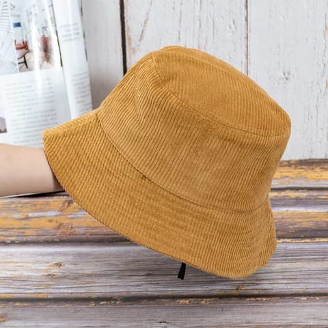 Topi Bucket corduray distro / Bucket hat corduroy bucket polos bolak balik / Topi bucket corduroy pria dan wanita bisa bayr di tempat