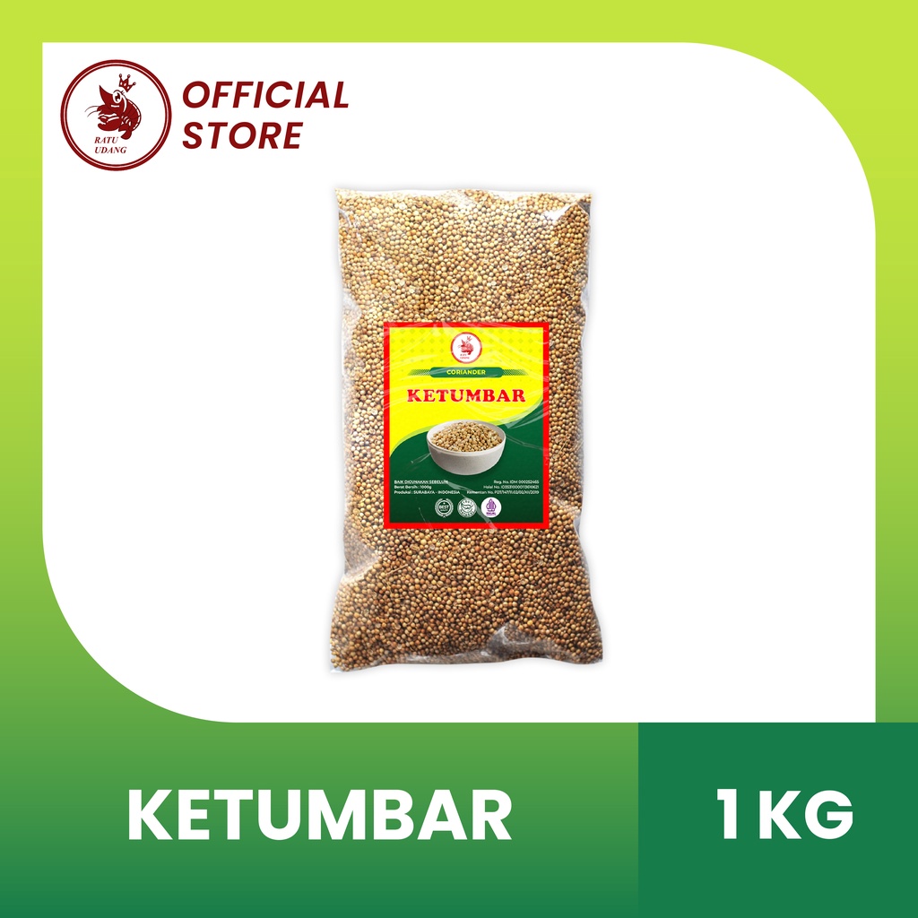 

Ketumbar Bulat Original 1 Kg Cap Ratu Udang