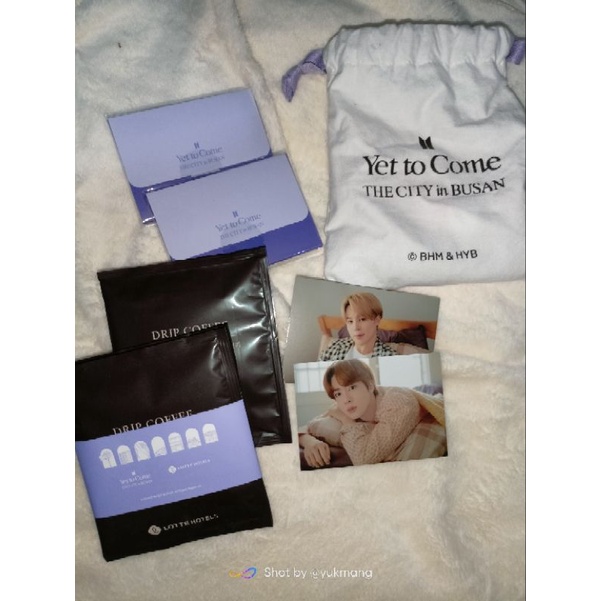 Photocard PC BTS Lotte Hotel Busan yet to come