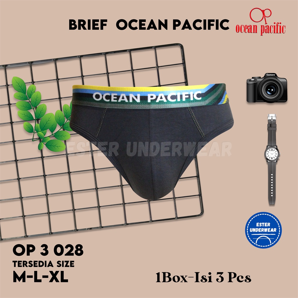 CD Pria RAINBOW OCEAN PACIFIC OP 028 ISI 3PCS