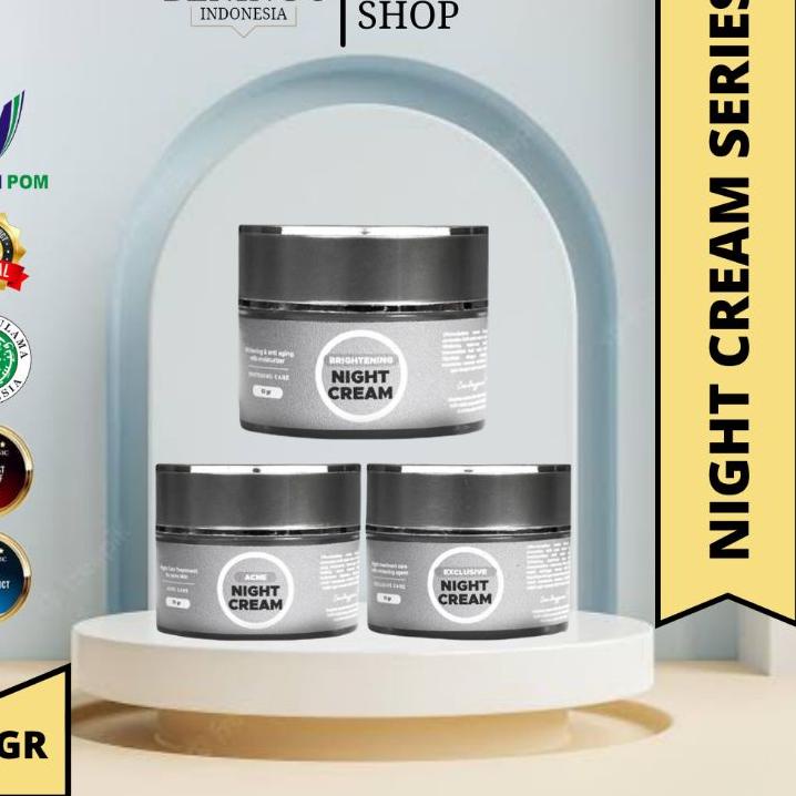 ➼ NIGHT CREAM BENING'S SKINCARE DR OKY PRATAMA ❂