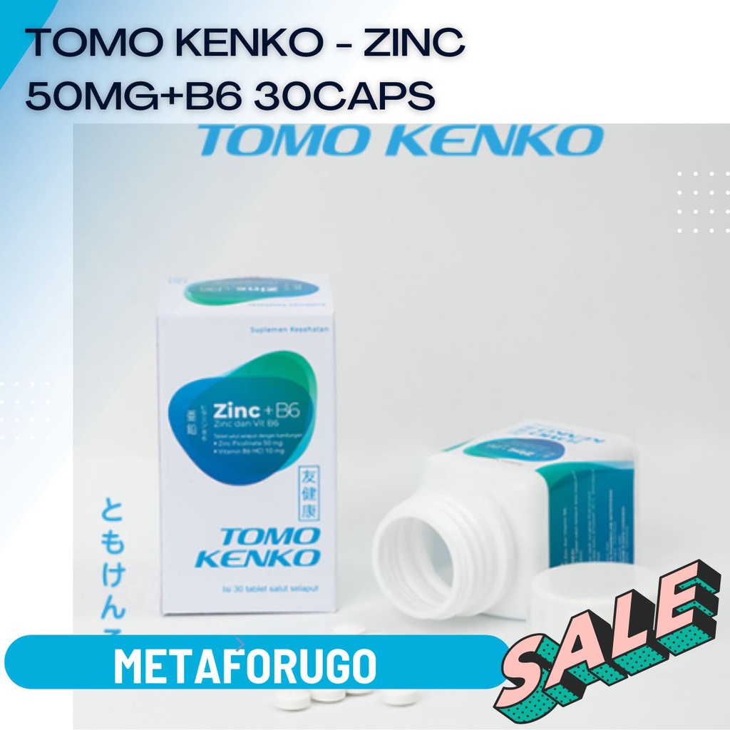 

Bnting Harga❄️ TOMO KENKO Vitamin Zinc + B6 / Daya tahan Tubuh & Anti Peradangan dan JerawatTomo Kenko Zinc 50 mg + Vitamin B6 High Quality | Daya tahan Tubuh & Anti Peradangan dan Jerawat