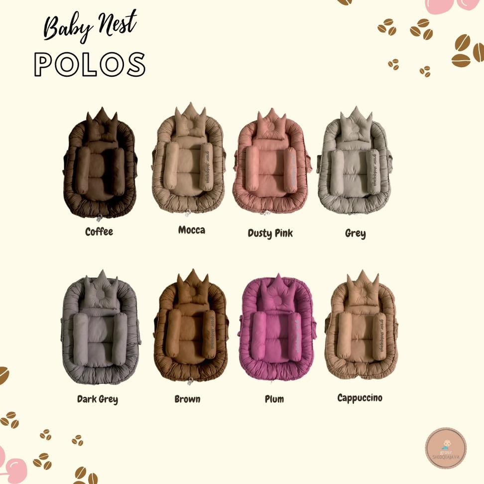 SALE TERBATAS BABY NEST POLOS TERLARIS/KASUR BAYI POLOS PREMIUM/KADO LAHIRAN/KASU BAYI LUCU/TEMPAT T