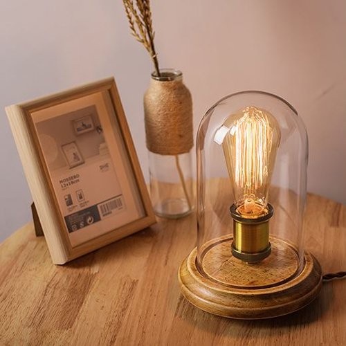 EDINSON Lampu Meja Kamar Hias LED Retro Vintage Decoration Lamp