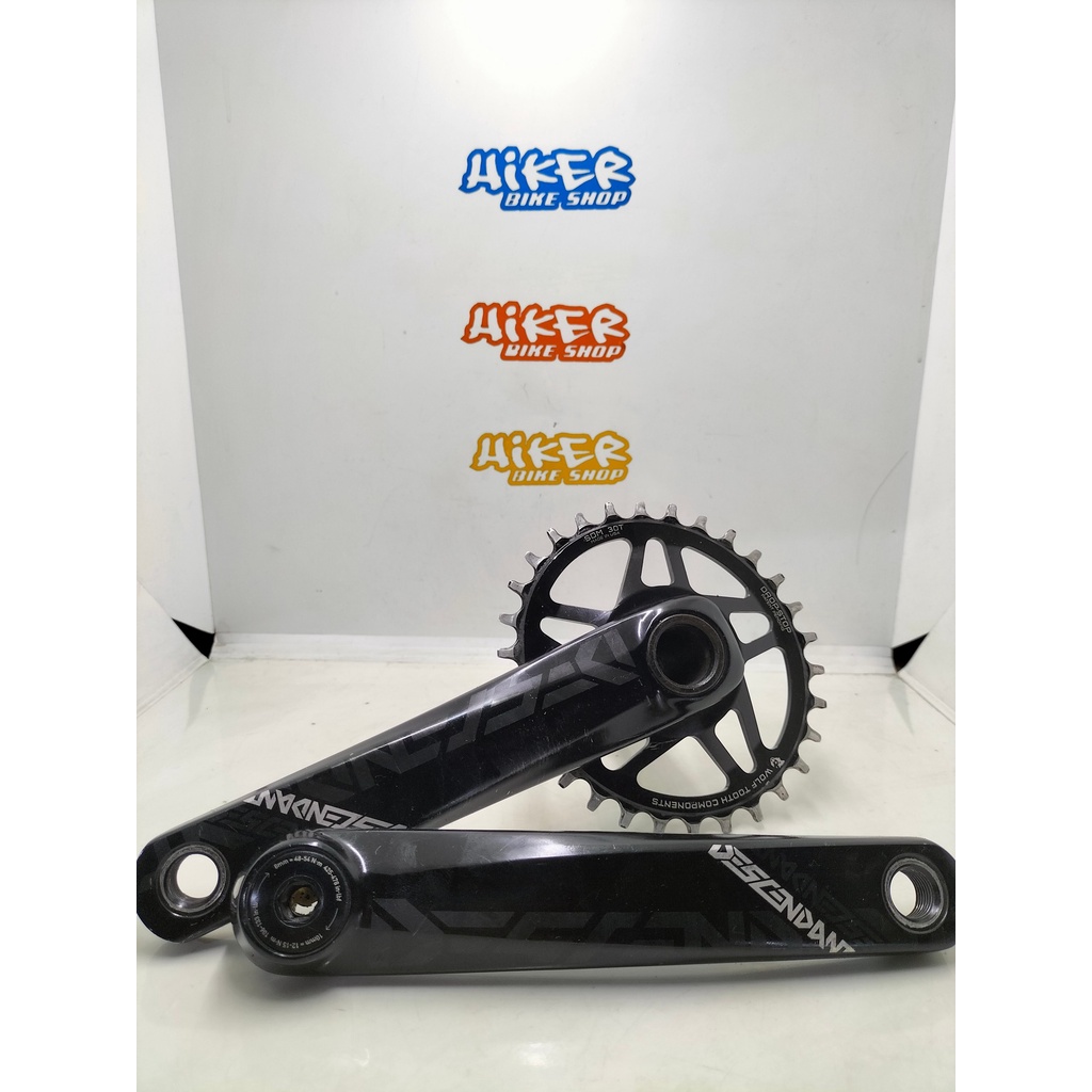 Crank Sram Descendant GXP Offset 6mm Chainring 30T Oval