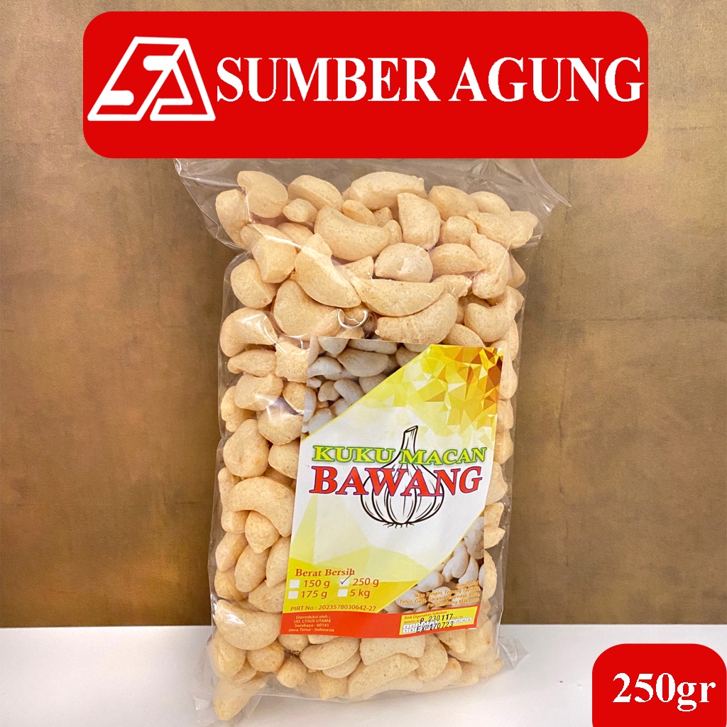 

Krupuk Ikan Bawang Kuku Macan 250gr Snack Camilan Jajan Lebaran Idul Fitri Natal Imlek