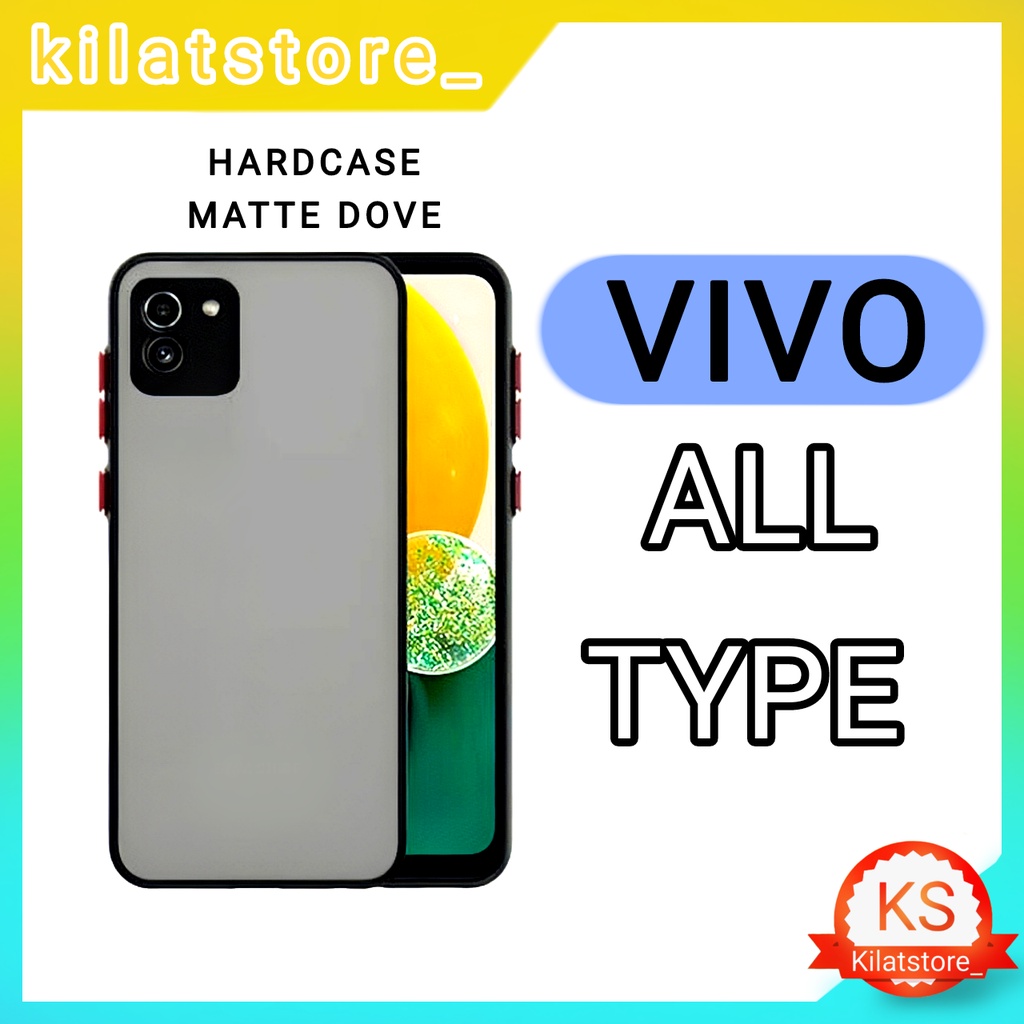 Hardcase Doff Matte + Pelindung Kamera for Vivo