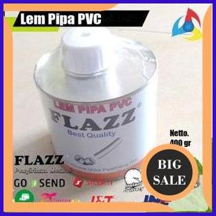 

perkakas Lem PIPA PVC FLAZZ Lem Pralon Fitting PVC Netto 400 gram 140ZZ3