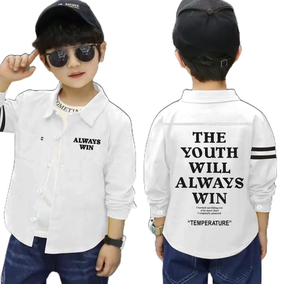 CHEKOUT DVC/ hem kids WINZS/ Kemeja Anak Laki Laki/ Atasan Anak