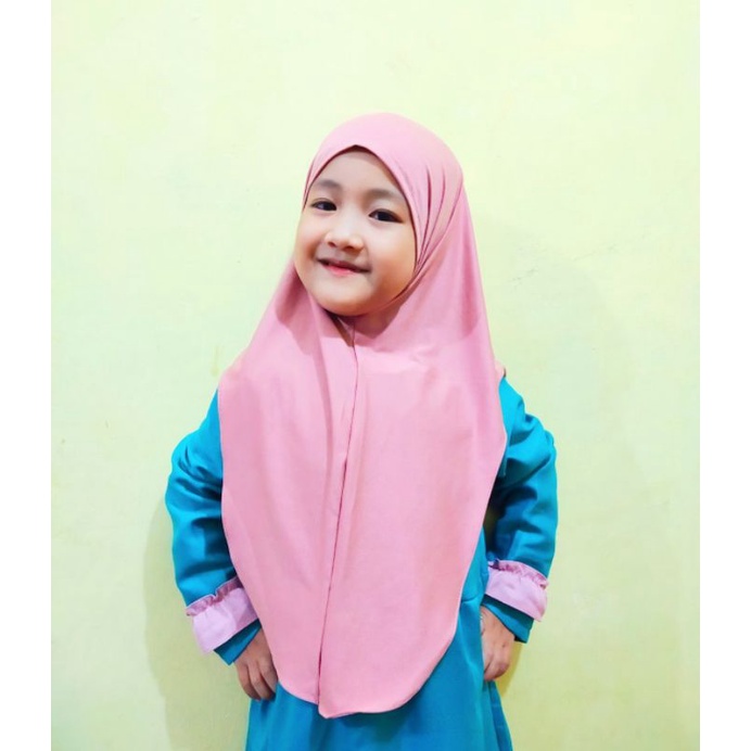 Hijab Anak Allysa Kerudung Anak Jersey Non Pet Geblus Instan Premium Jilbab Anak Usia 4tahun-7tahun