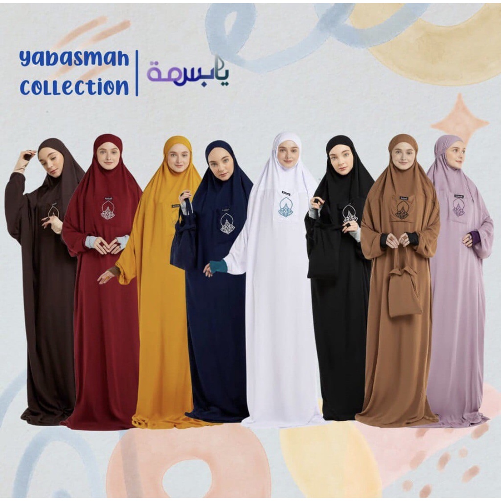 Polos Basmah/Mukenah Hadramut/Terompah/Tarim/Manset Basmah