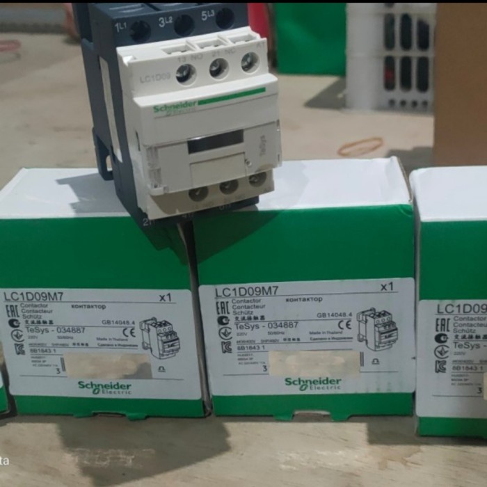 Terlaris Kontaktor Schneider Lc1D09 M7 Contactor Lc1D09M7 Lcid-09M7 Lcid 09M7