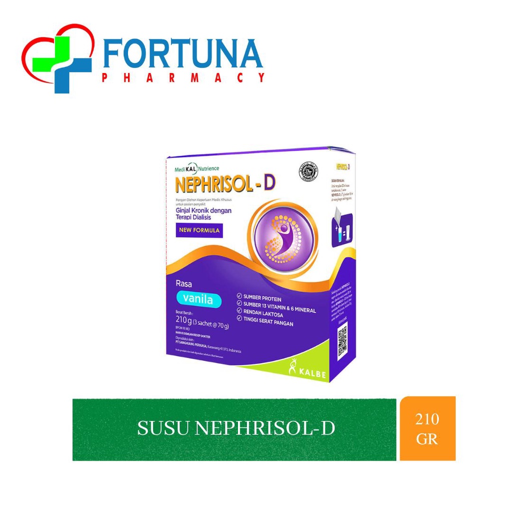 

Nephrisol-D - Nutrisi Khusus Pasien Ginjal Kronik HD/CAPD - Vanila