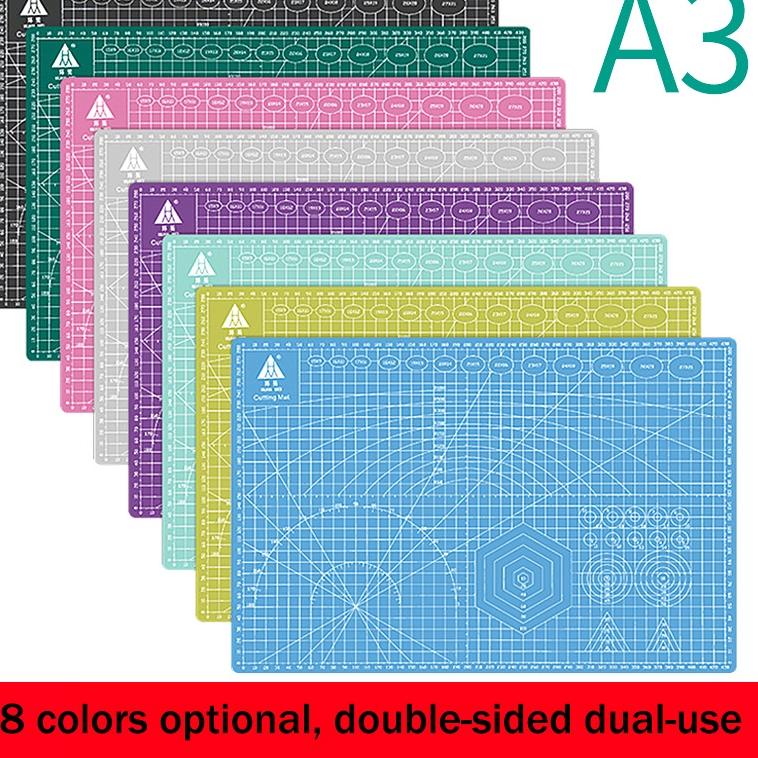 

[ART. 896] Alas Potong Ukuran A3 /A4 /A5 PVC Cutting Mat Cutting Pad Board Alat DIY Double Size