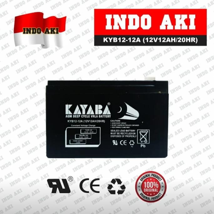 Aki/Baterai(Accu/Battery) Kering(MF) VRLA(UPS) Alt. 12V10Ah 12V 10Ah