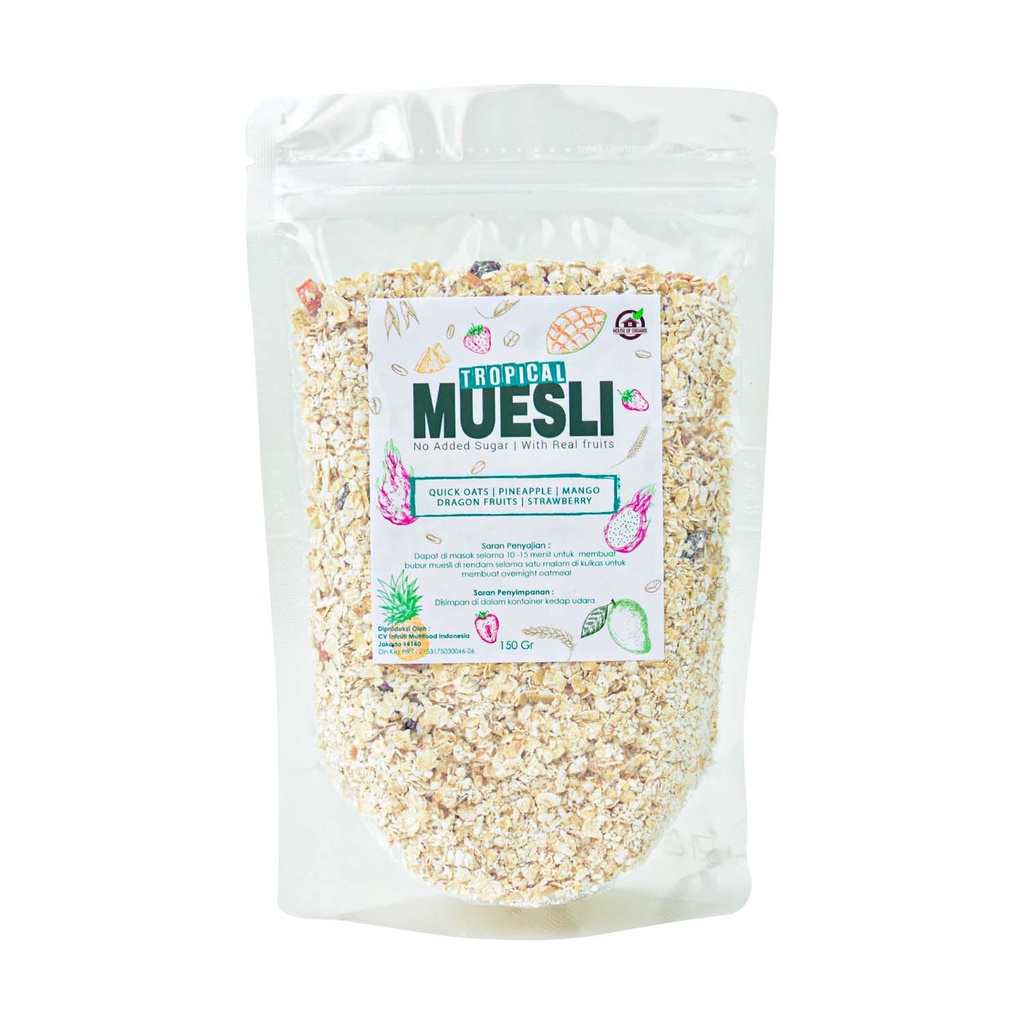 House Of Organix Tropical Muesli 150 Gr