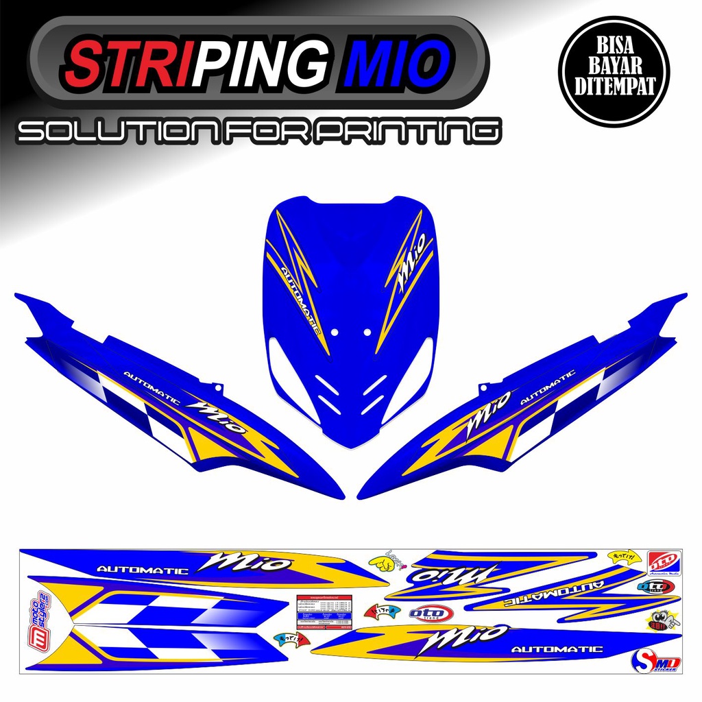 STRIPING VARIASI MIO SPORTY / MIO SMILE KEREN