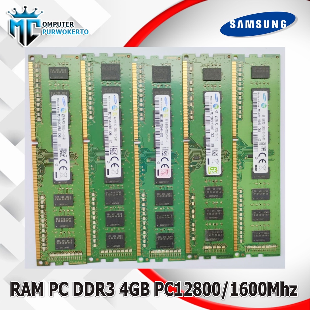 RAM MEMORY LONGDIM DDR3 4GB PC KOMPUTER