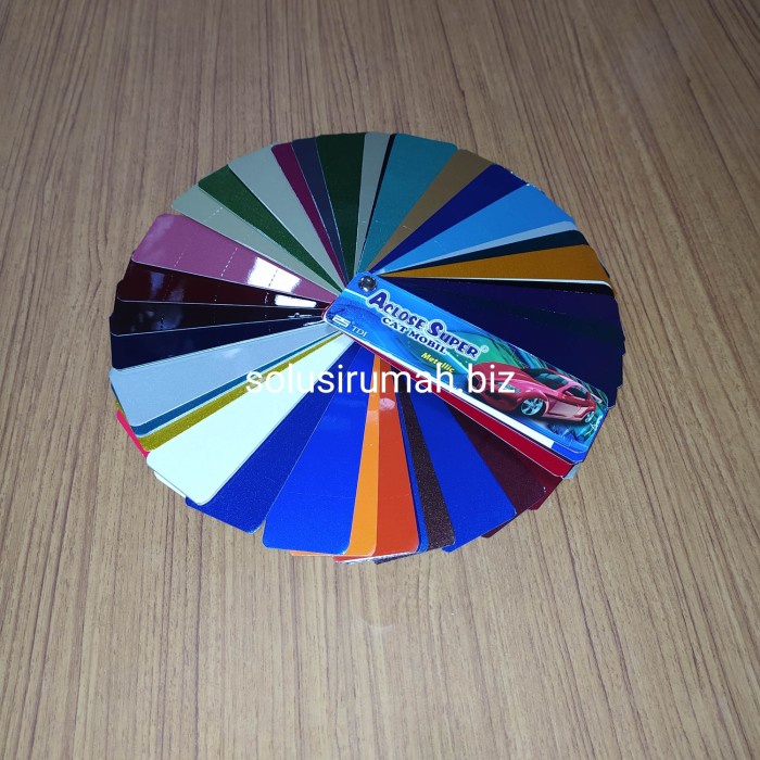 best seller] KATALOG CAT MOBIL KIPAS ACLOSE SUPER METALLIC WARNA KARTU WARNA COLOR