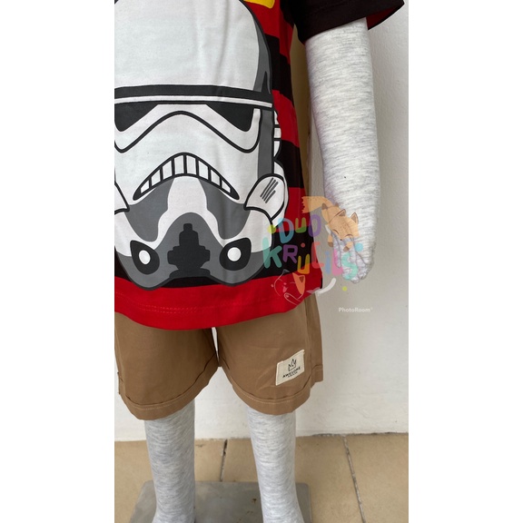 TSHIRT STAR WARS anak anak