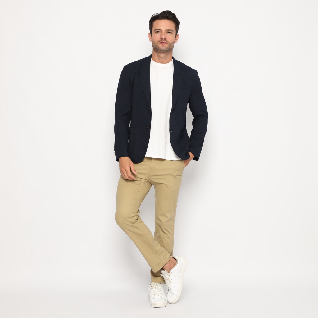 Carlos Moreno Blazer Casual Pria BFP 32013 Navy Blue