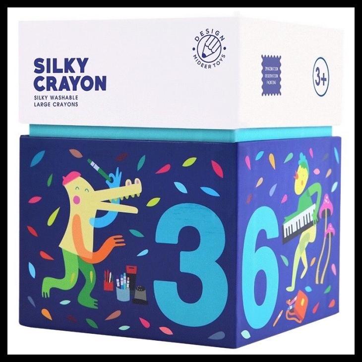 

Mideer Silky Crayon - Washable Crayon - Face Paint Crayon