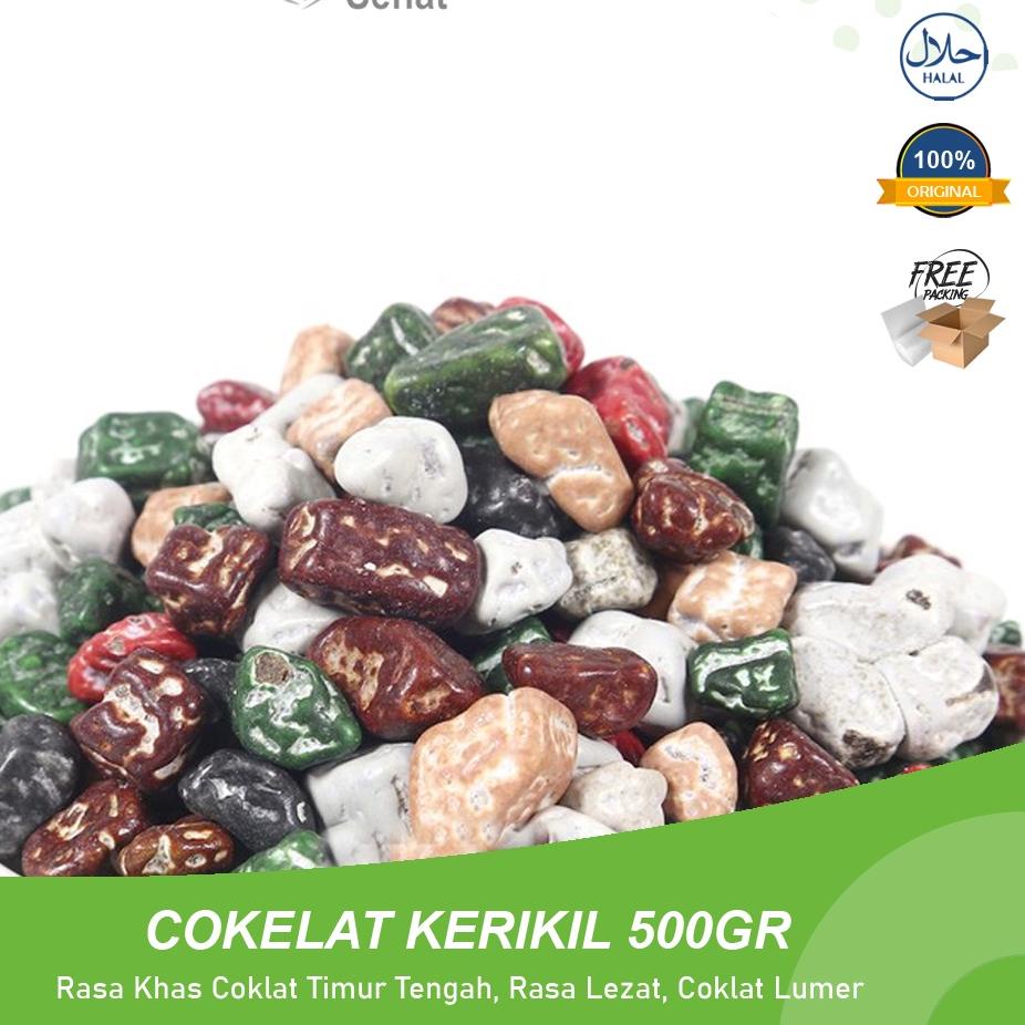 

➫ Cokelat Premium Kerikil 500gr Manis Crunchy Khas Turki Kualitas Cocok Untuk Souvenir & Buka Puasa ❃
