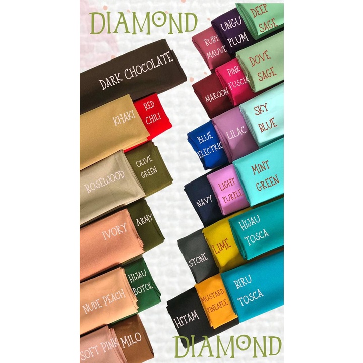 Kain Diamond crepe / bahan kain diamond / kain diamond / diamond georgette / Diamond Crepe