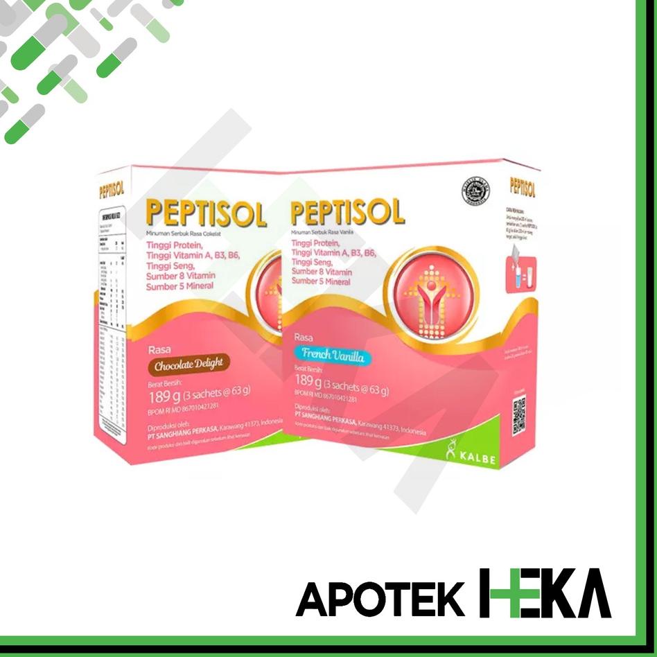 

☄ Peptisol Vanila/Coklat 189 gram - Tinggi Protein Rendah Residu ♤