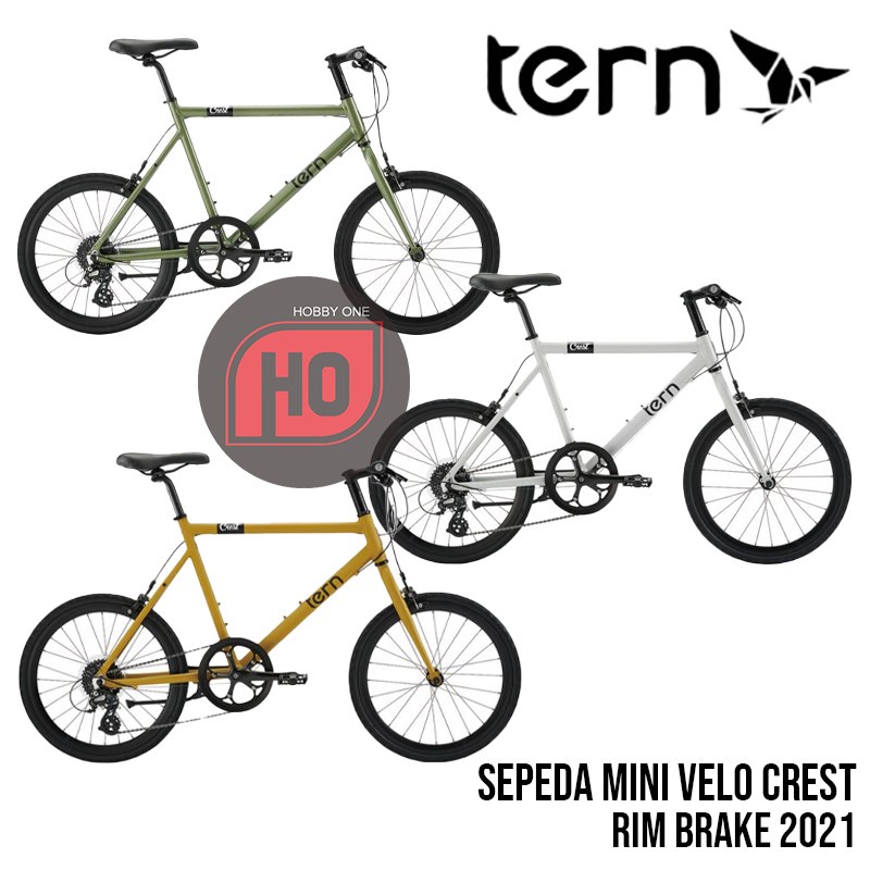 TERN CREST Mini Velo Bike Rim Brake - Sepeda Mini