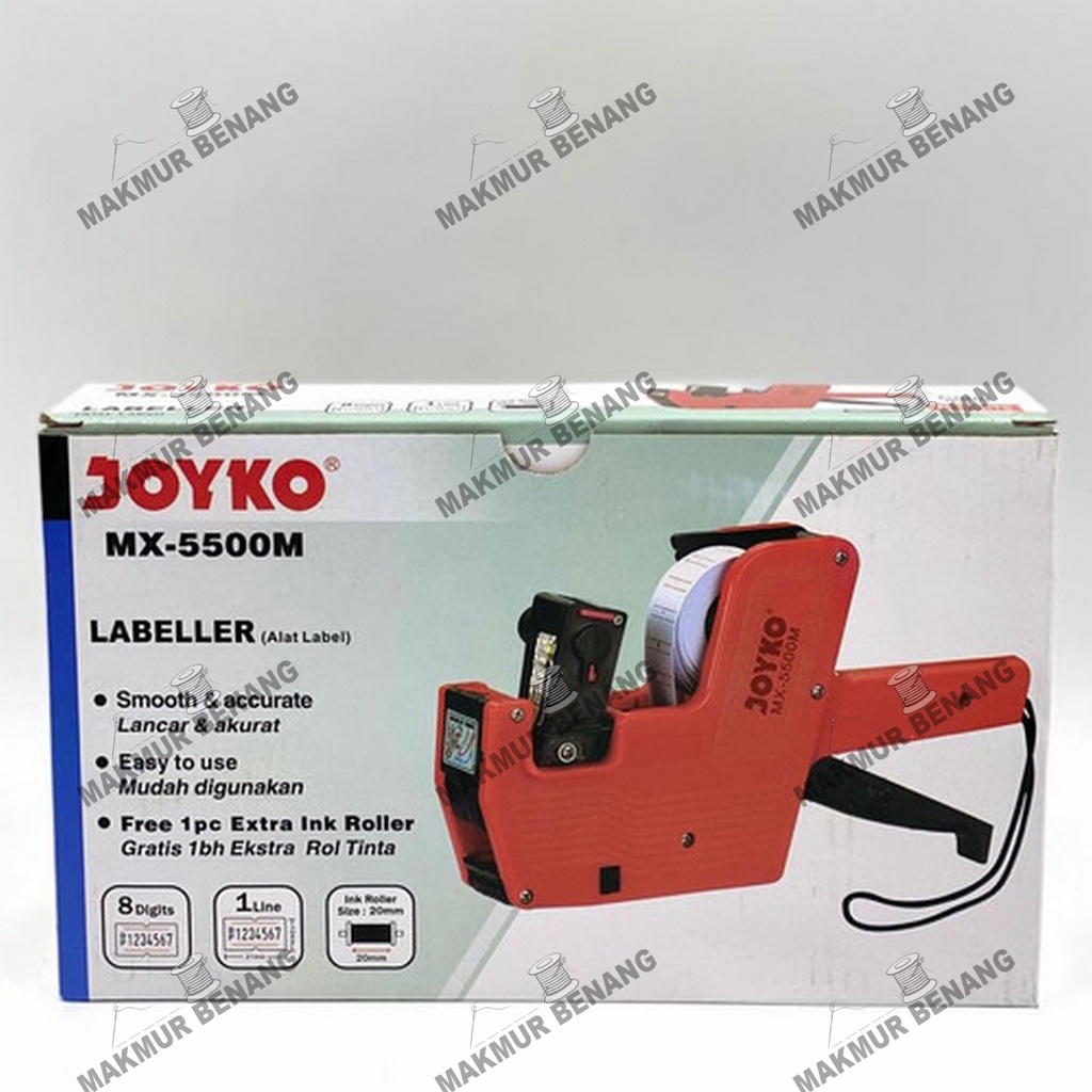 

tembakan label harga /baju atau untuk kode type joyko mx5500