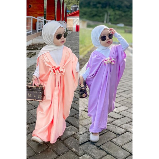 kaftan couple ibu dan anak|kaftan anak|kaftan keluarga|baju lebaran keluarga|kaftan couple bahan sat