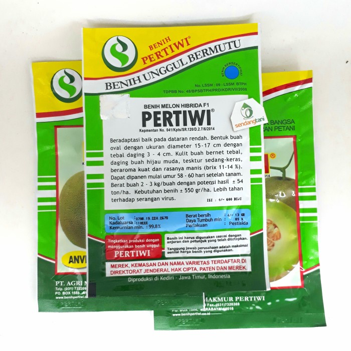 Benih Bibit Melon Tahan Virus F1 PERTIWI ANVI