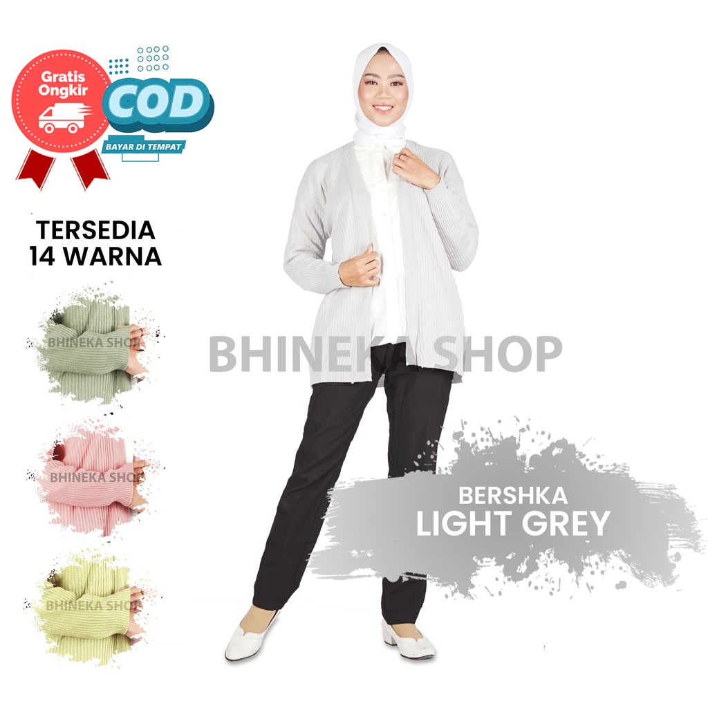 Cardigan Bresca Wanita Cardigan Knit Premium Cardigan Rajut