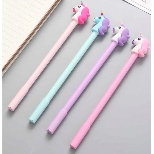 

4pcs Gel ink pen unicorn 84C14E