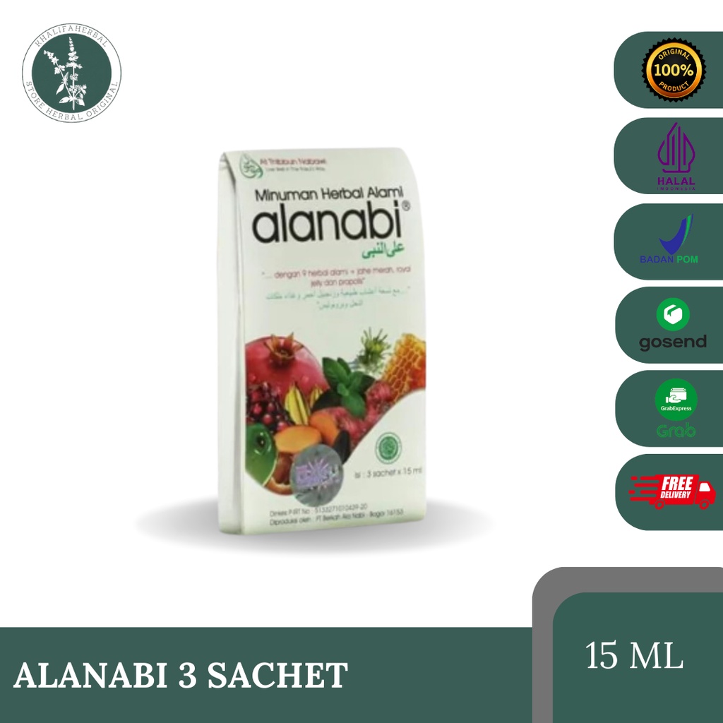 

Minuman Herbal Daya Tahun Tubuh - ALANABI - Isi 3 Sachet